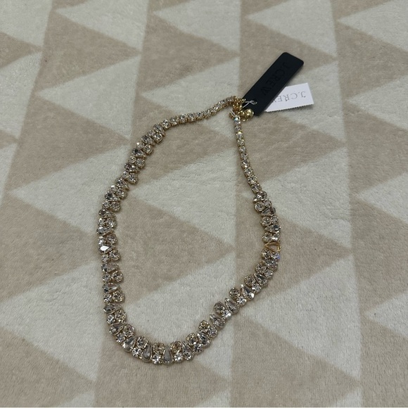 J crew Crystal cluster necklace - Picture 2 of 4